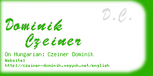 dominik czeiner business card